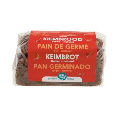 Kiembrood puur van TerraSana, 8x 400 gr